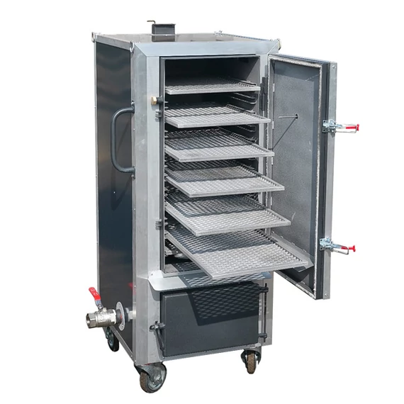 Pit Box® Bottom Fire-Box Reverse-Flow S - Open
