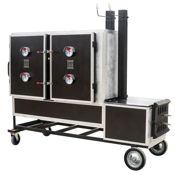 Wood-fired Offset Cabinet Smoker