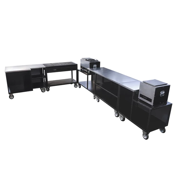 Pit Box® Grillezéshez készült egyedi asztalok